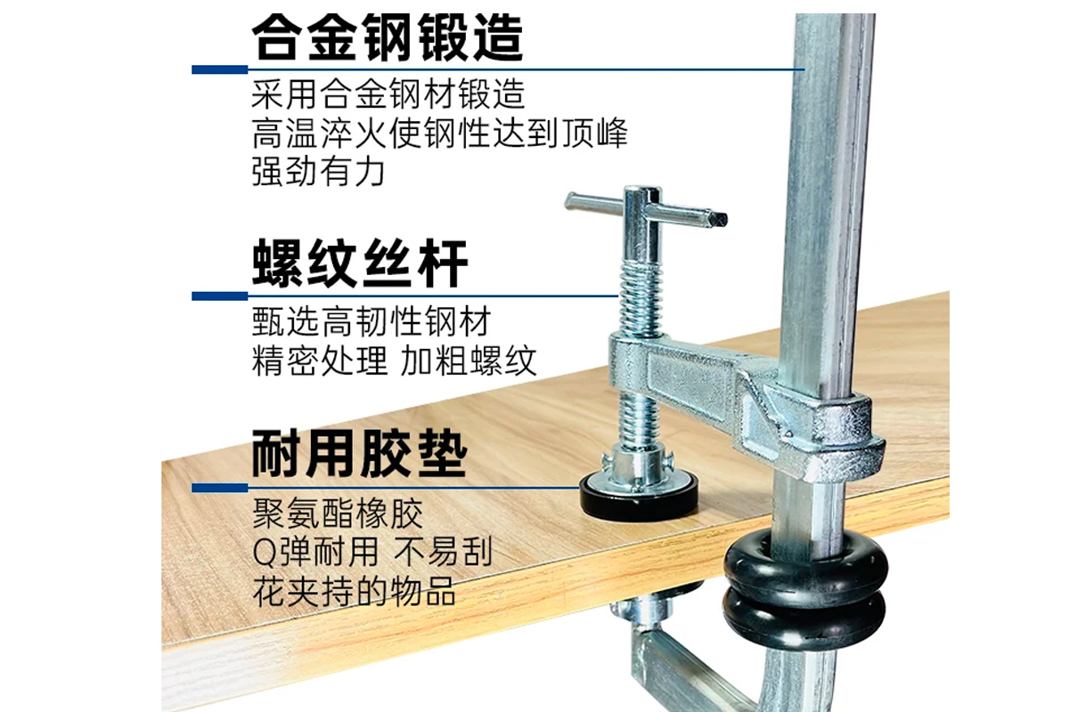 什么是F型木工夾，怎樣使用